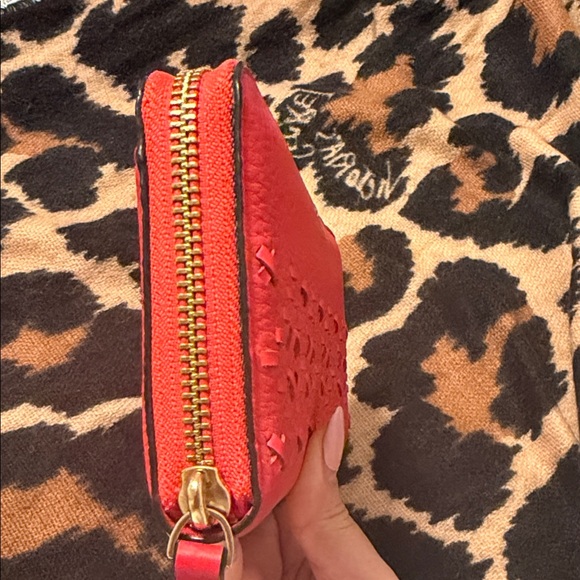 Kate Spade Red Textured Wallet - Picture 4 of 8